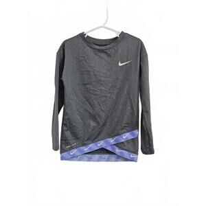 Nike Kids Size 4-5 Girls Dri Fit Long Sleeve Top